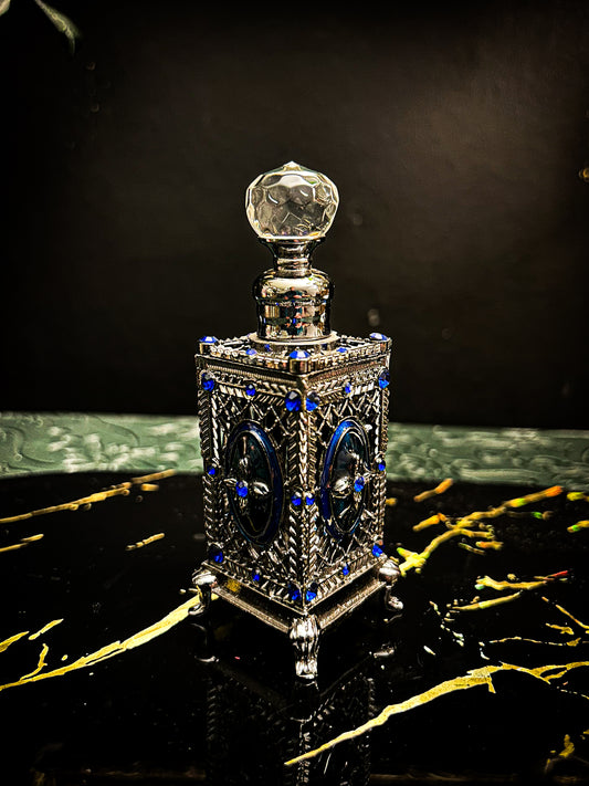 Fiole de Parfum Carrée – Élixir d’Azur