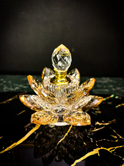 Bouteille de Parfum Lotus – Harmonie Cristalline