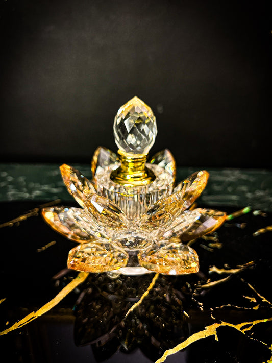 Bouteille de Parfum Lotus – Harmonie Cristalline