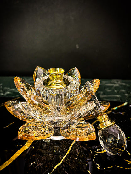 Bouteille de Parfum Lotus – Harmonie Cristalline