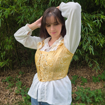 Corset romantique Gold
