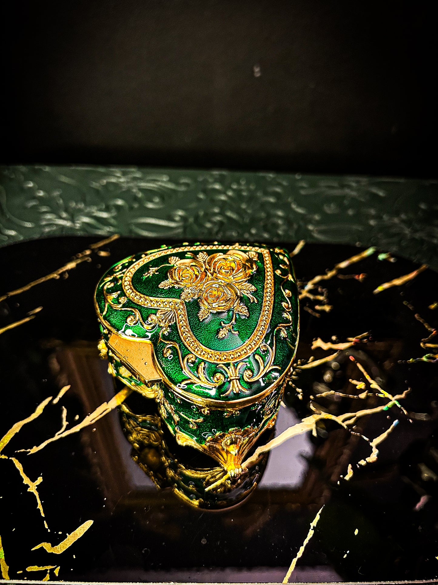 Boîte à Bijoux Cœur – Écrin de Rose